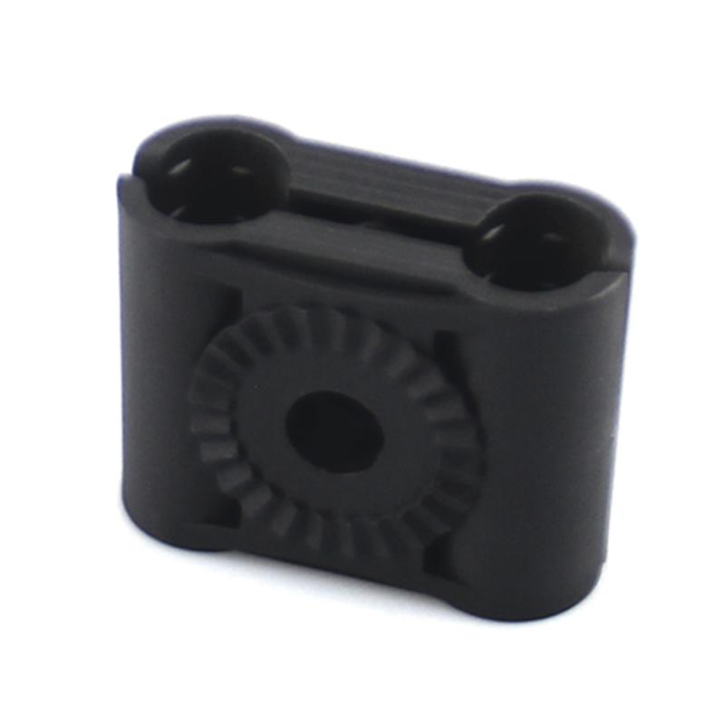 Paquete de 10 Sujetadores Plasticos Para Cable Coaxial de 3/8\" CB-38