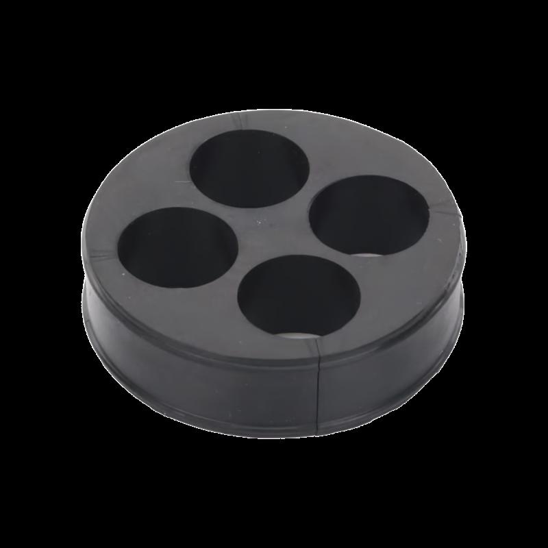 Inserto o Bota de Caucho de 4\" Con Cuatro Orificios para Cable de 7/8 in CI-4-78