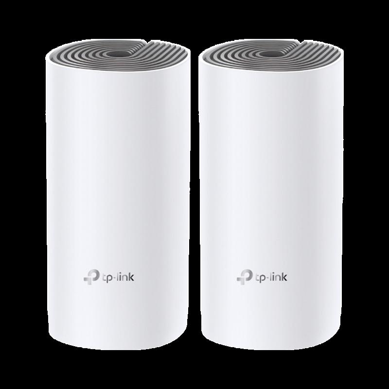 Kit de Router inalámbrico mesh Deco E4 para Hogar / Doble banda AC 1200  / 2 puertos 10/100 Mbps / 