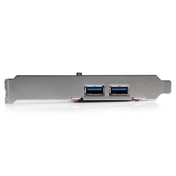 StarTech.com Tarjeta Adaptador PCI USB 3.0 SuperSpeed de 2 puertos - Hub Concentrador Interno - Alim