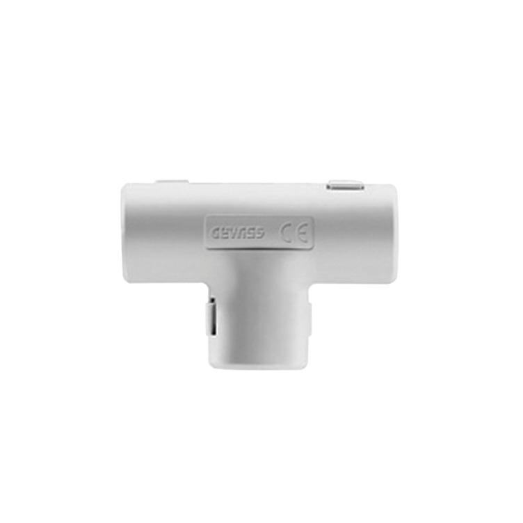 Unión en \"T\" para tubería rígida, recomendado para cable eléctrico, PVC Auto-extinguible, de 1