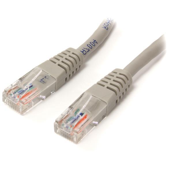 StarTech.com Cable de Red 2.1m Categoría Cat5e UTP RJ45 Fast Ethernet - Patch Moldeado - Gris