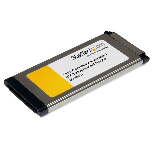 StarTech.com Tarjeta Adaptador ExpressCard/34 USB 3.0 SuperSpeed de 1 Puerto con UASP - Montaje al R