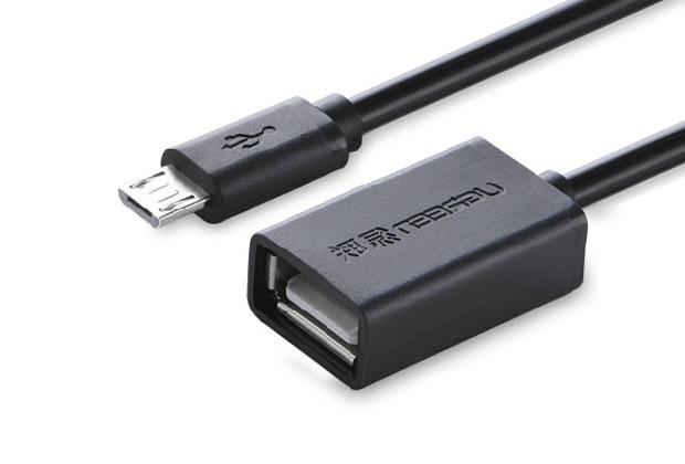 Ugreen 10396 cable USB 0.12 m USB 2.0 USB A Micro-USB B Negro