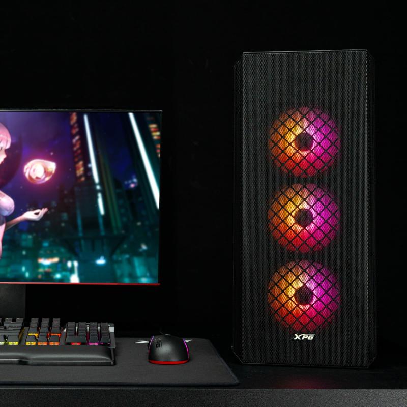 XPG DEFENDER Tower Negro