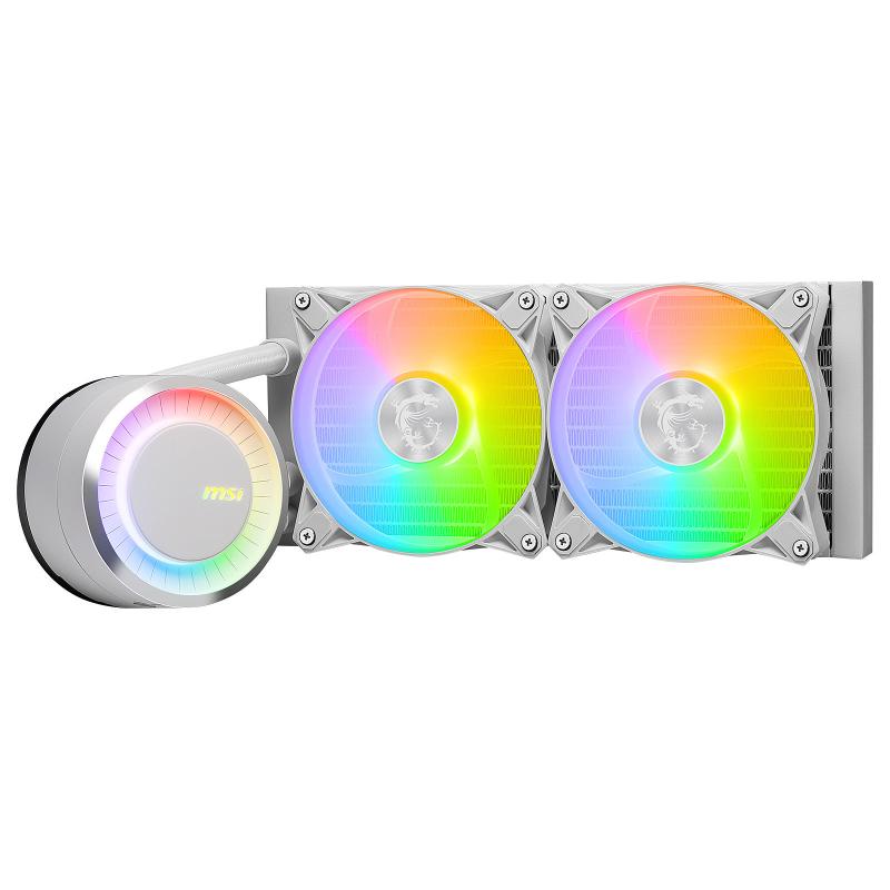 MSI MAG CORELIQUID E240 WHITE sistema de refrigeración de computadora Placa base, Procesador Kit de