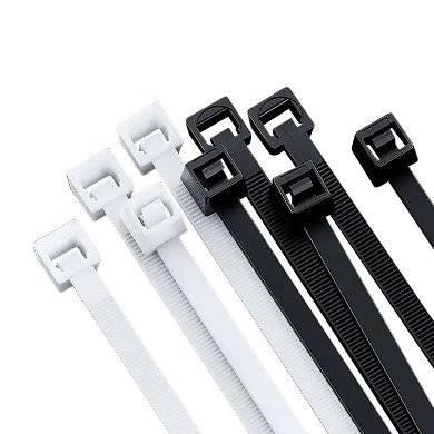 CINCHO NYLON 20 CM PAQUETE  CON 200 PIEZAS (BLANCO Y NEGRO)  6006559 BROBOTIX - 