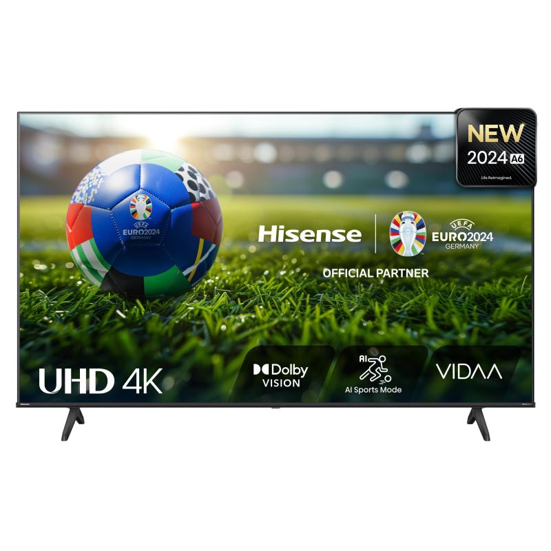 Hisense 65A6N Televisor 165.1 cm (65") 4K Ultra HD Smart TV Wifi Negro 300 cd / m²