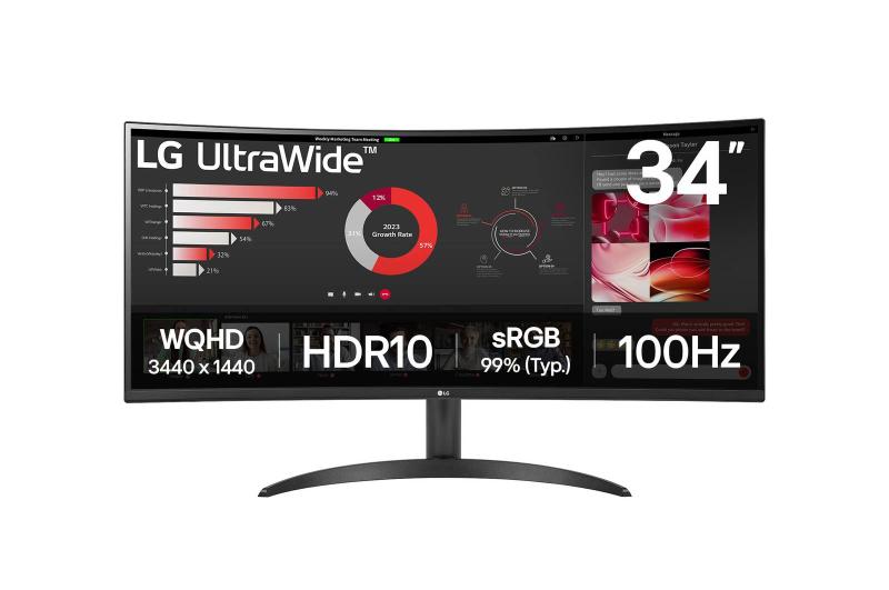 MONITOR LG 34 34WR50QK ULTRAWIDE CURVO - 