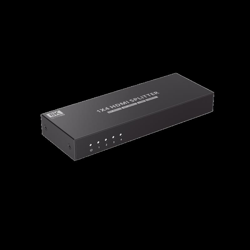 Splitter HDMI 1X4 | Velocidad de trasmisión 48 Gbps| Resolución 8K | Salida de audio| HDCP 2.3 TT3
