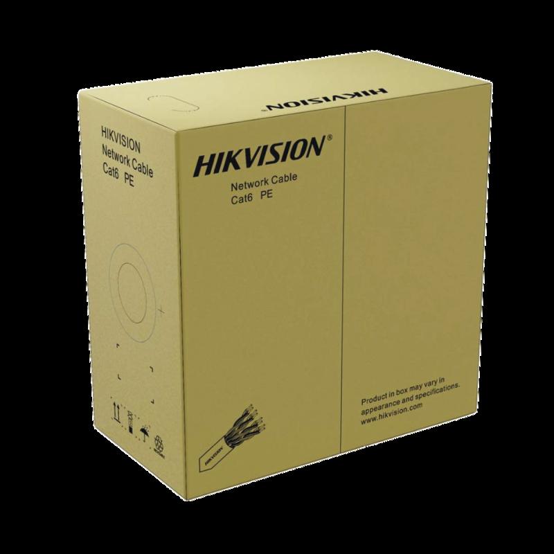 Bobina de Cable UTP 305 Mts / Cat 6 (24 AWG) / Color Negro / Uso en Exterior / 100% Cobre / Aplicaci