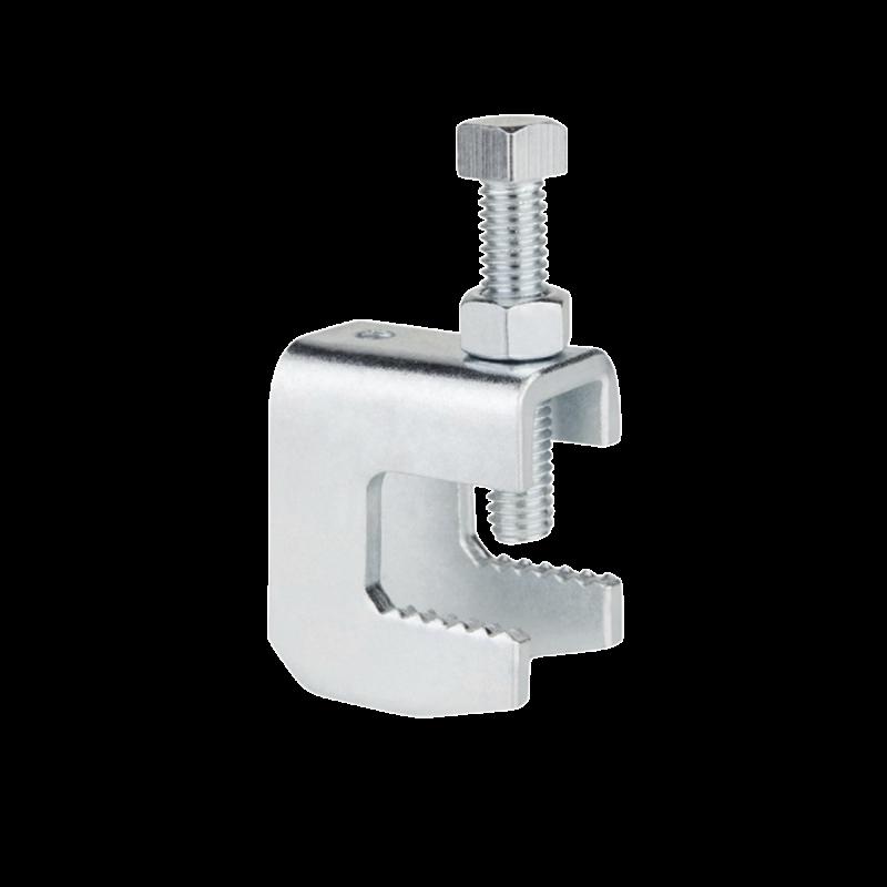 Mordaza de Acero Fija barras de 3/4\", para varilla roscada de 1/4\". SUTL-14-034