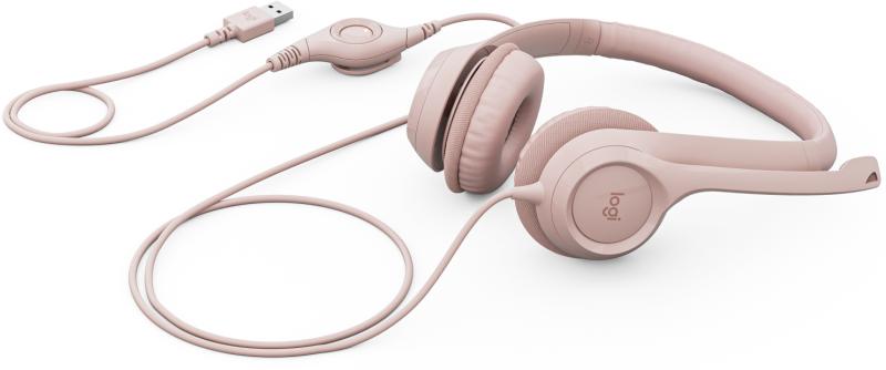 Logitech H390 Auriculares Alámbrico Diadema Oficina/Centro de llamadas USB tipo A Rosa