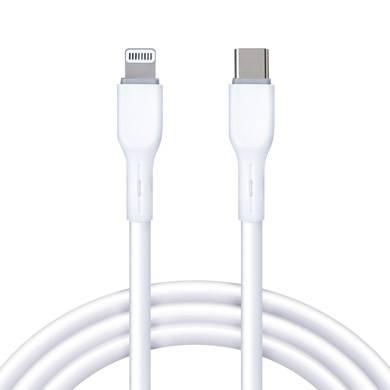 CABLE USB V3.0 TIPO C - LIGHTNING - 1 METRO, BLANCO, BROBOTIX  6006818