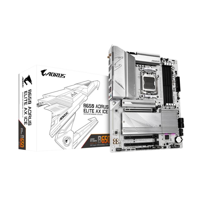 GIGABYTE B650 AORUS ELITE AX ICE placa base AMD B650 Enchufe AM5 ATX