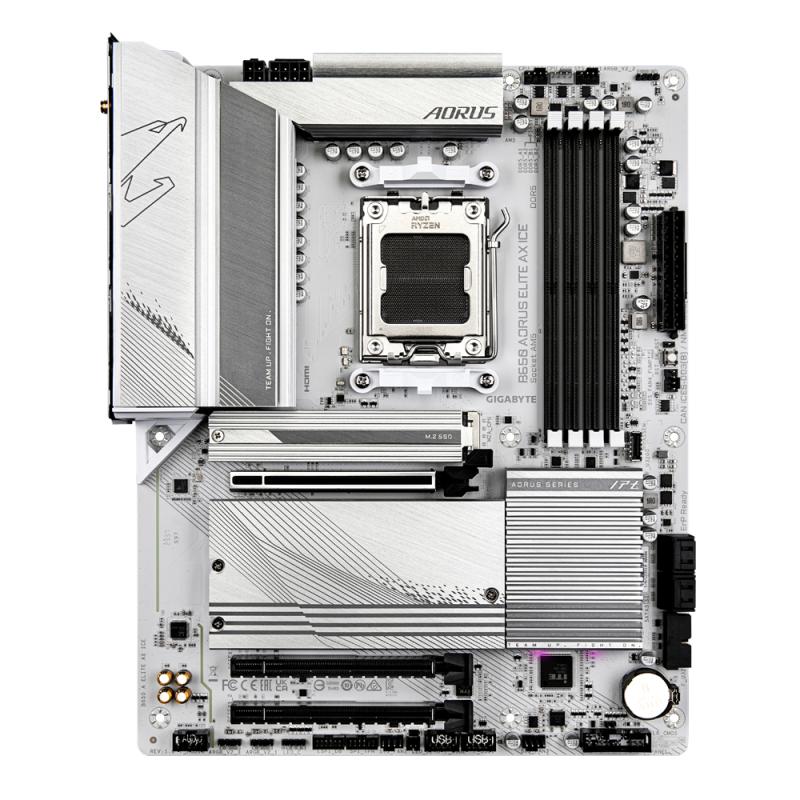 GIGABYTE B650 AORUS ELITE AX ICE placa base AMD B650 Enchufe AM5 ATX