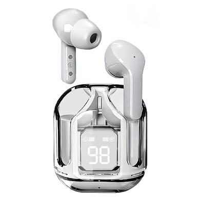 AUDIFONO TWS BLUETOOTH 5.3 MAX -  EARBUDS, INALAMBRICO, IN-EAR, BLANCO, PANTALLA LED DIGITAL, BROBO