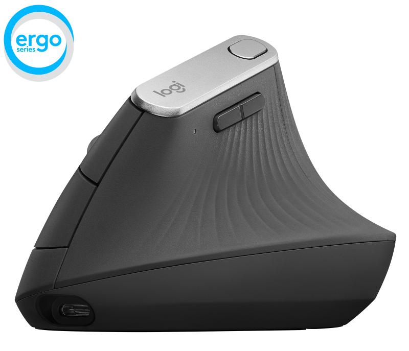 Logitech MX Vertical ratón Oficina Diestro RF inalámbrico + bluetooth Óptico 4000 DPI