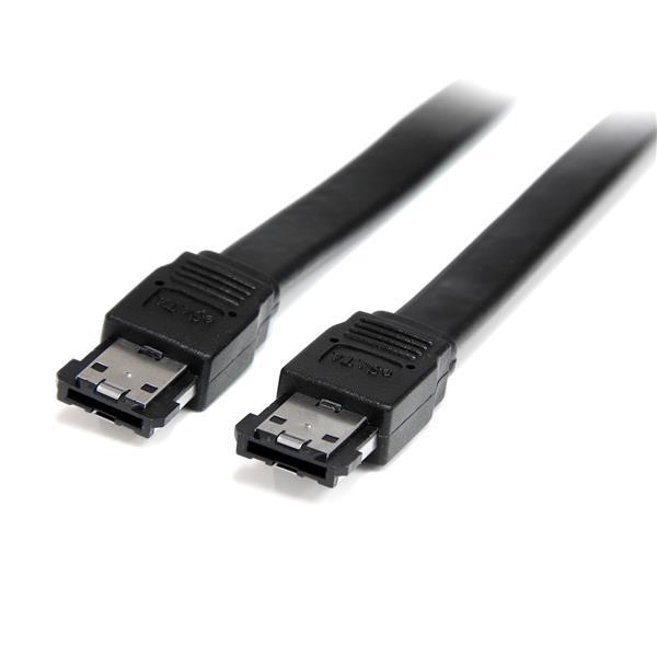 StarTech.com Cable 91cm 0.9m eSATA Serial ATA a eSATA III 6Gbps Externo Blindado - Macho a Macho - N