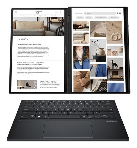 ASUS Zenbook Duo UX8406MA-PZ051W Intel Core Ultra 9 185H Computadora portátil 35.6 cm (14") Pantall