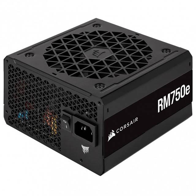 Fuente de Poder Corsair RM750e - 750w, Negro, Low Noise, 80 Plus Gold, Full Modular, REFURBISHED - C
