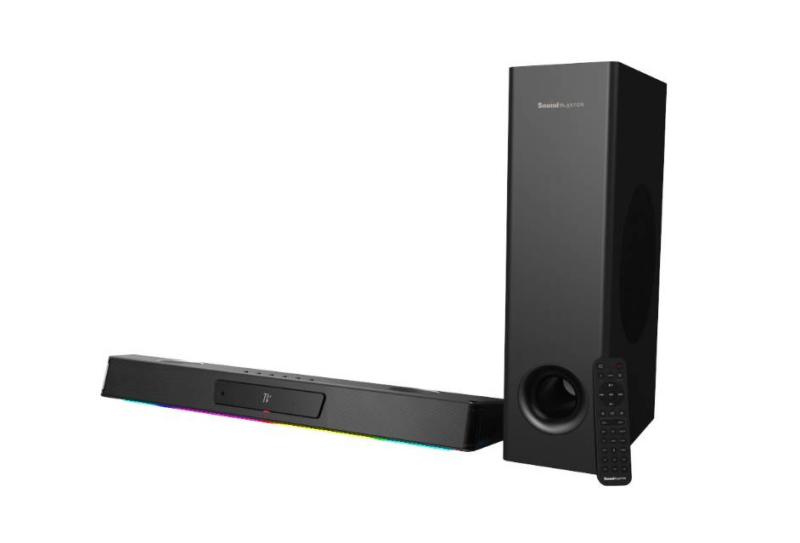 Barra de sonido Sound Blaster Katana V2X RGB  Super X-Fi Gaming - Bluetooth® con subwoofer para TV 