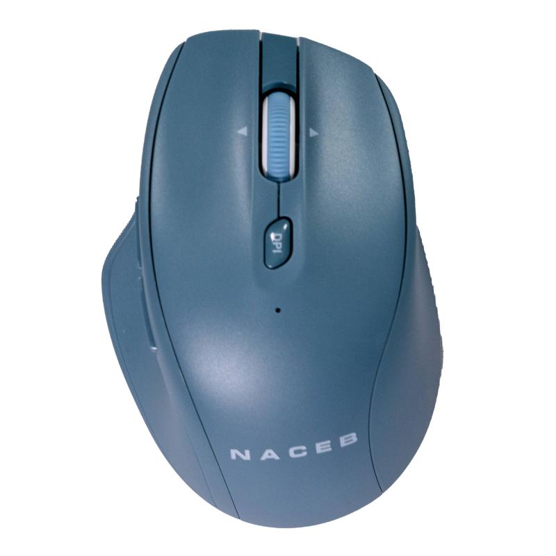 Naceb Mouse Inal Dual Mode 2.4G+Bt Azul Na-0139A - 