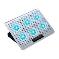 BASE ENFRIADORA ACTECK FROOST MAX B480 / 2 PUERTOS USB / 16 PULGADAS / 7 NIVELES / 6 VENTILADORES 10