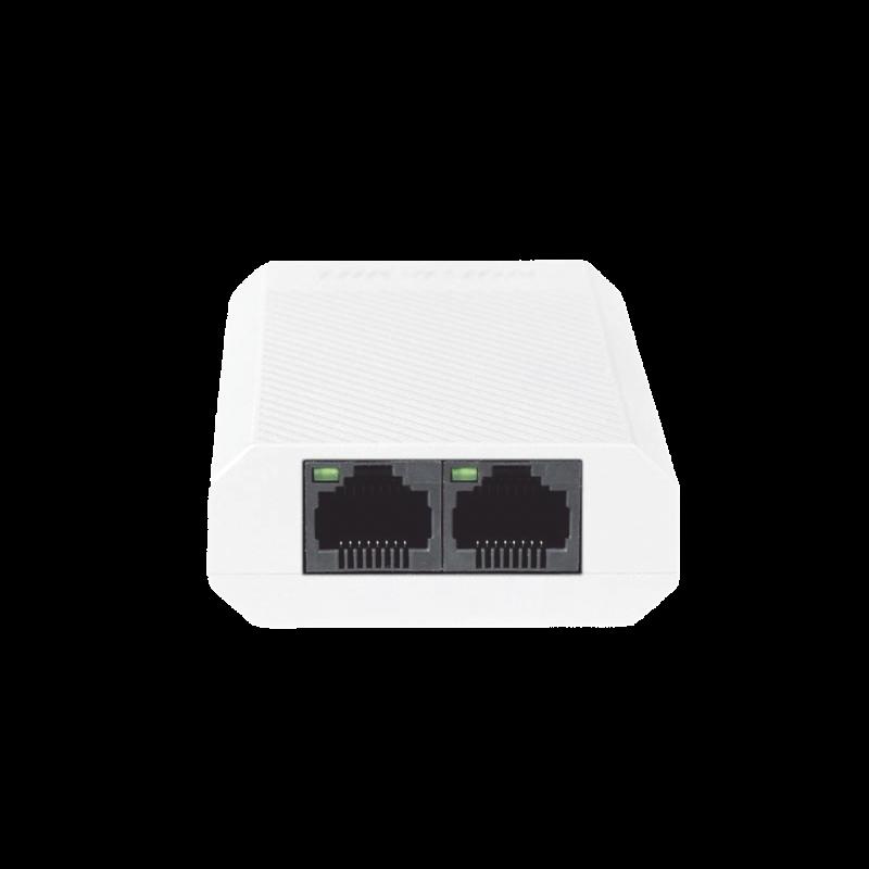 Extensor PoE+ (30 Watts Entrada) / 100 Mbps con 2 Salidas PoE+ (30 Watts Totales de Salida) / Uso In