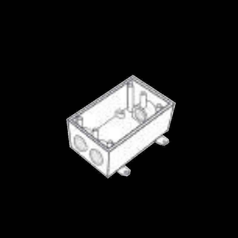 Caja Condulet FS de 3/4\" ( 19.05 mm ) con tres bocas a prueba de intemperie. RR-0473