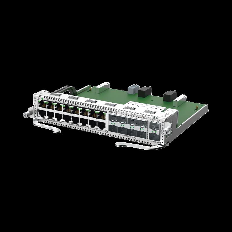 e-Lighten Tarjeta Modular para OLT modelo RG-NBF6002M, 16 puertos Ethernet de 1G, 8 puertos SFP de 1