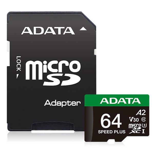 ADATA Speed Plus 64 GB MicroSDXC Clase 10