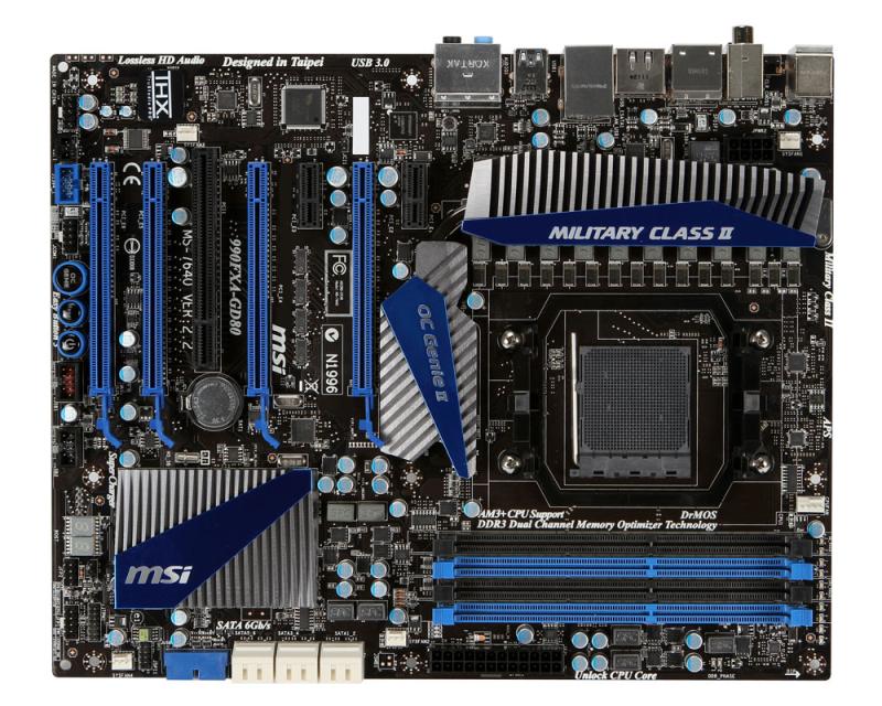 MSI 990FXA-GD80 placa base AMD 990FX Socket AM3 ATX