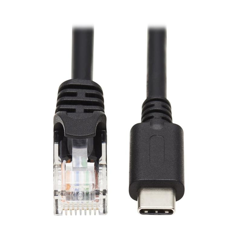 Tripp Lite U209-006-RJ45XC Cable Rollover USB C a Serial RJ45 (M/M) - Compatible con Cisco, 250 Kbps