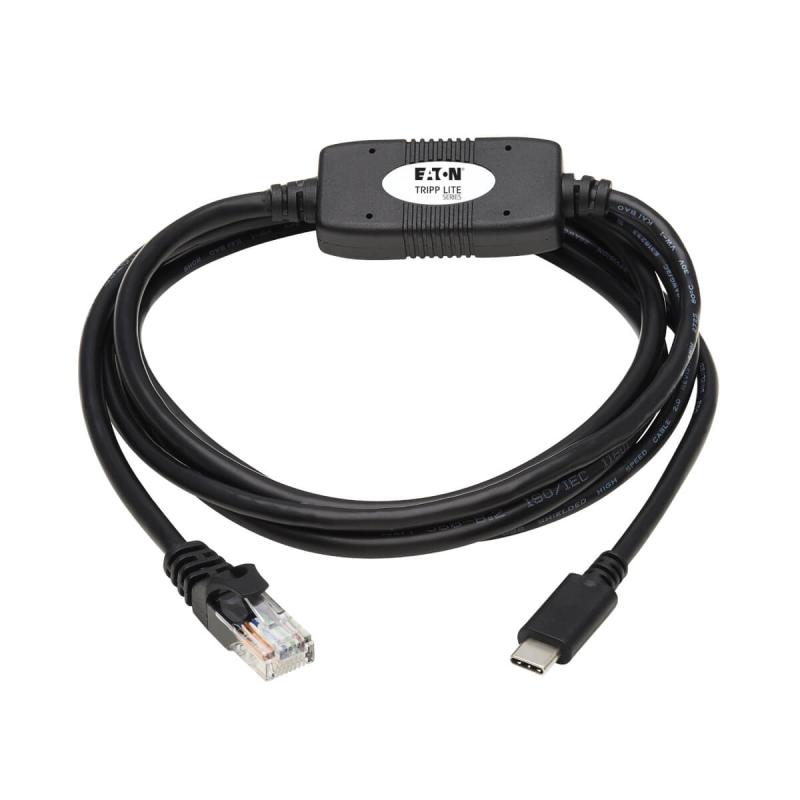 Tripp Lite U209-006-RJ45XC Cable Rollover USB C a Serial RJ45 (M/M) - Compatible con Cisco, 250 Kbps