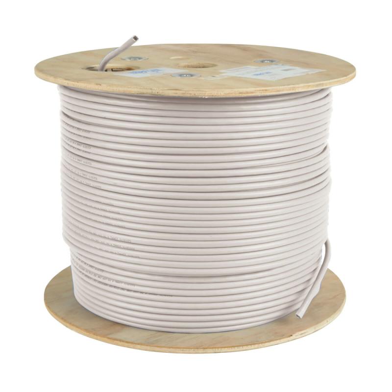 Tripp Lite N022-01K-WH Cable Ethernet a Granel de PVC (UTP) con Núcleo Sólido Cat5e 350 MHz - Blan