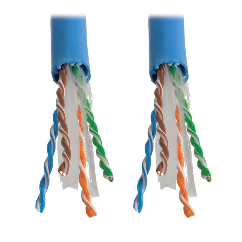 Tripp Lite N222-01K-BL Cable Ethernet a Granel de PVC UTP Cat6 Gigabit Núcleo Sólido, Azul, 304.8 