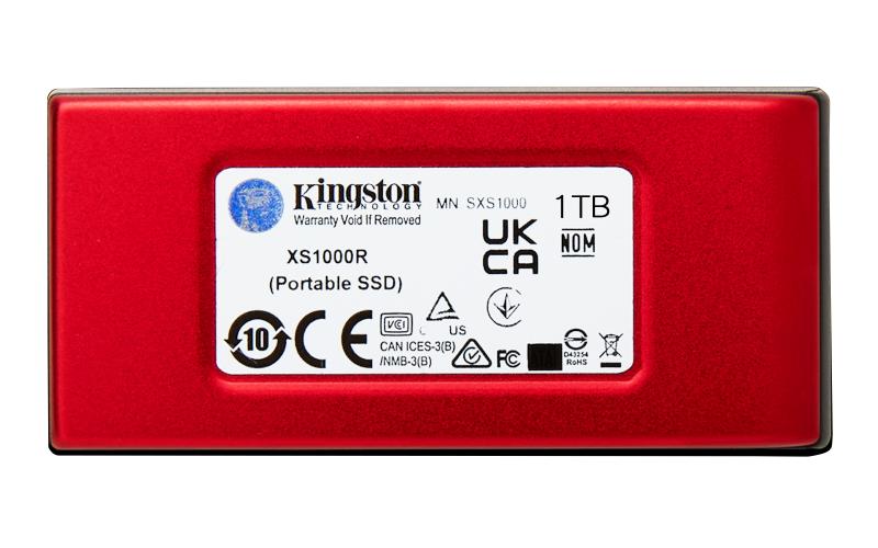 Kingston Technology XS1000 Red 1 TB USB Tipo C 3.2 Gen 2 (3.1 Gen 2) Rojo