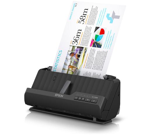Epson ES-C320W ADF + Escáner de alimentación de hojas 600 x 600 DPI A4 Negro