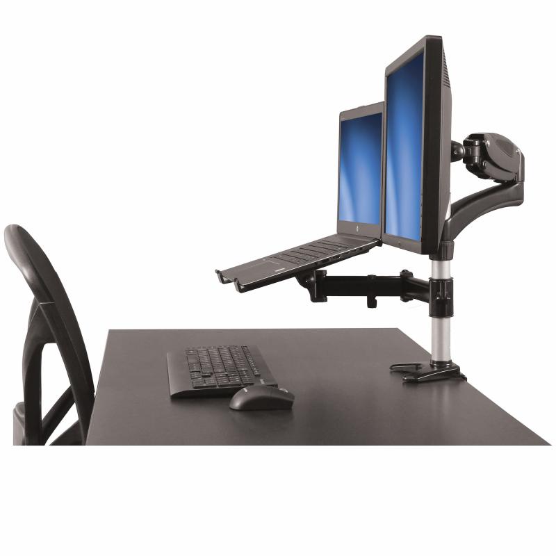 StarTech.com Brazo para un Monitor - Base para Laptop con Ajuste de Altura de un Toque