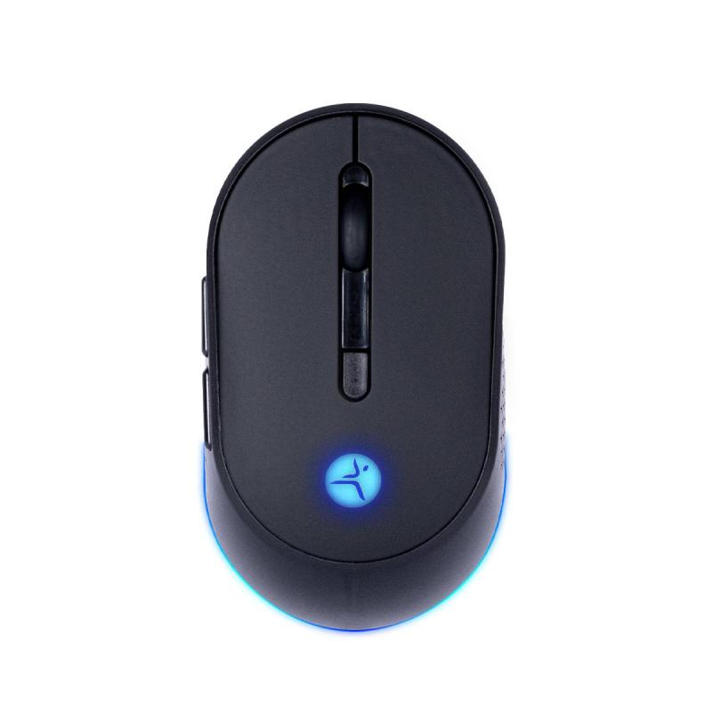 Mouse THUNDER Inalámbrico recargable - bluetooth, DPI:1200, 2400, 3200, TECHZONE TZACMOI24  Cambio