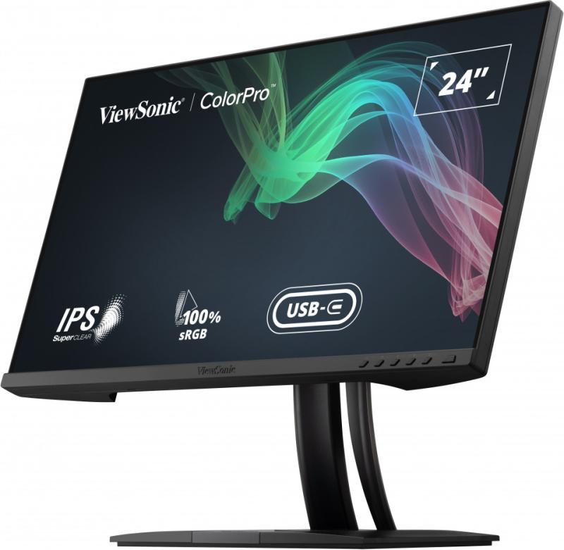 Viewsonic VP Series VP2456 monitor de computadora 61 cm (24") 1920 x 1080 Pixeles Full HD LED Negro