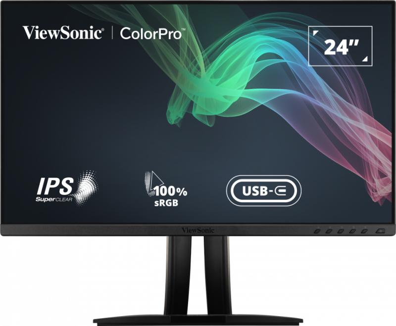 Viewsonic VP Series VP2456 monitor de computadora 61 cm (24") 1920 x 1080 Pixeles Full HD LED Negro