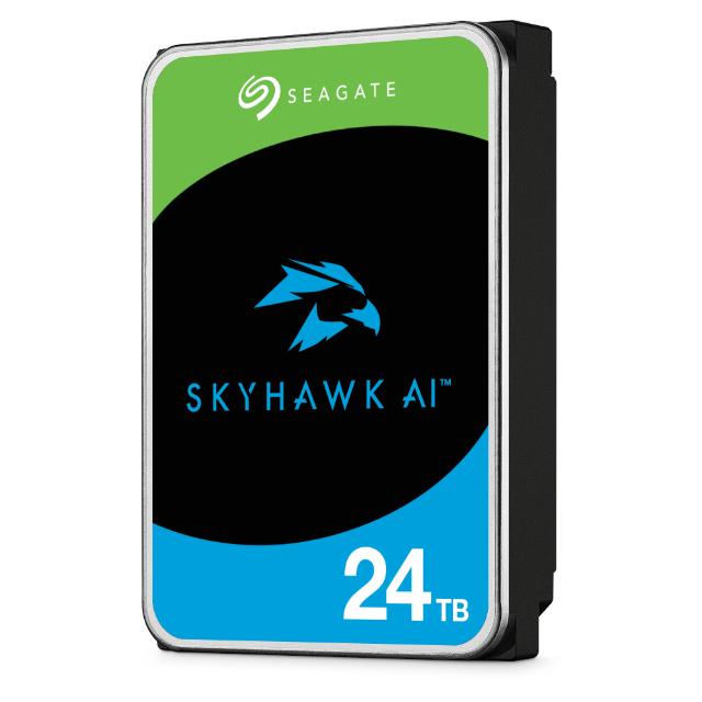 Seagate SkyHawk AI disco duro interno 24 TB 7200 RPM 512 MB 3.5" Serial ATA III