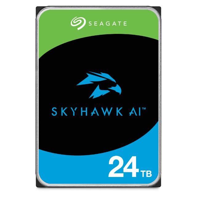 Seagate SkyHawk AI disco duro interno 24 TB 7200 RPM 512 MB 3.5" Serial ATA III