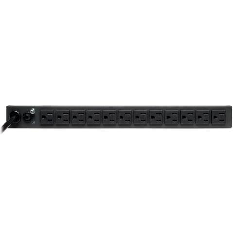 Tripp Lite PDU Monofásico Básico, 1.8kW 15A 120V, para Instalación Horizontal en 1U de Rack, 13 T