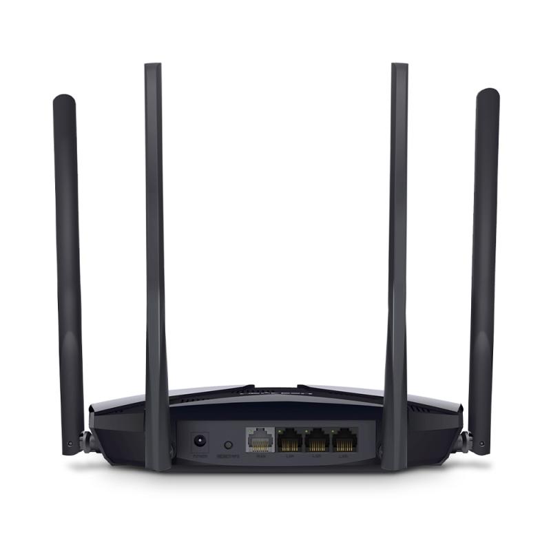 TP-Link MR70X router inalámbrico Gigabit Ethernet Doble banda (2,4 GHz / 5 GHz) Negro