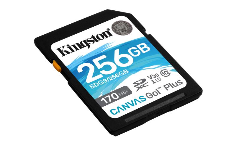 Kingston Technology Canvas Go! Plus 256 GB SD UHS-I Clase 10