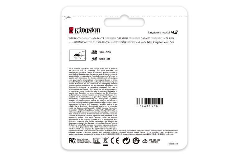 Kingston Technology Canvas Go! Plus 256 GB SD UHS-I Clase 10
