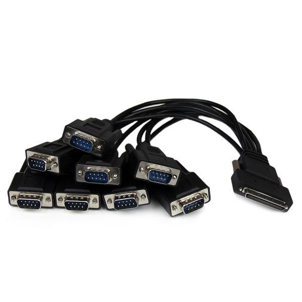 StarTech.com Tarjeta Adaptador PCI Express PCIe Perfil Bajo Low Profile 8 Puertos Serial DB9 161050